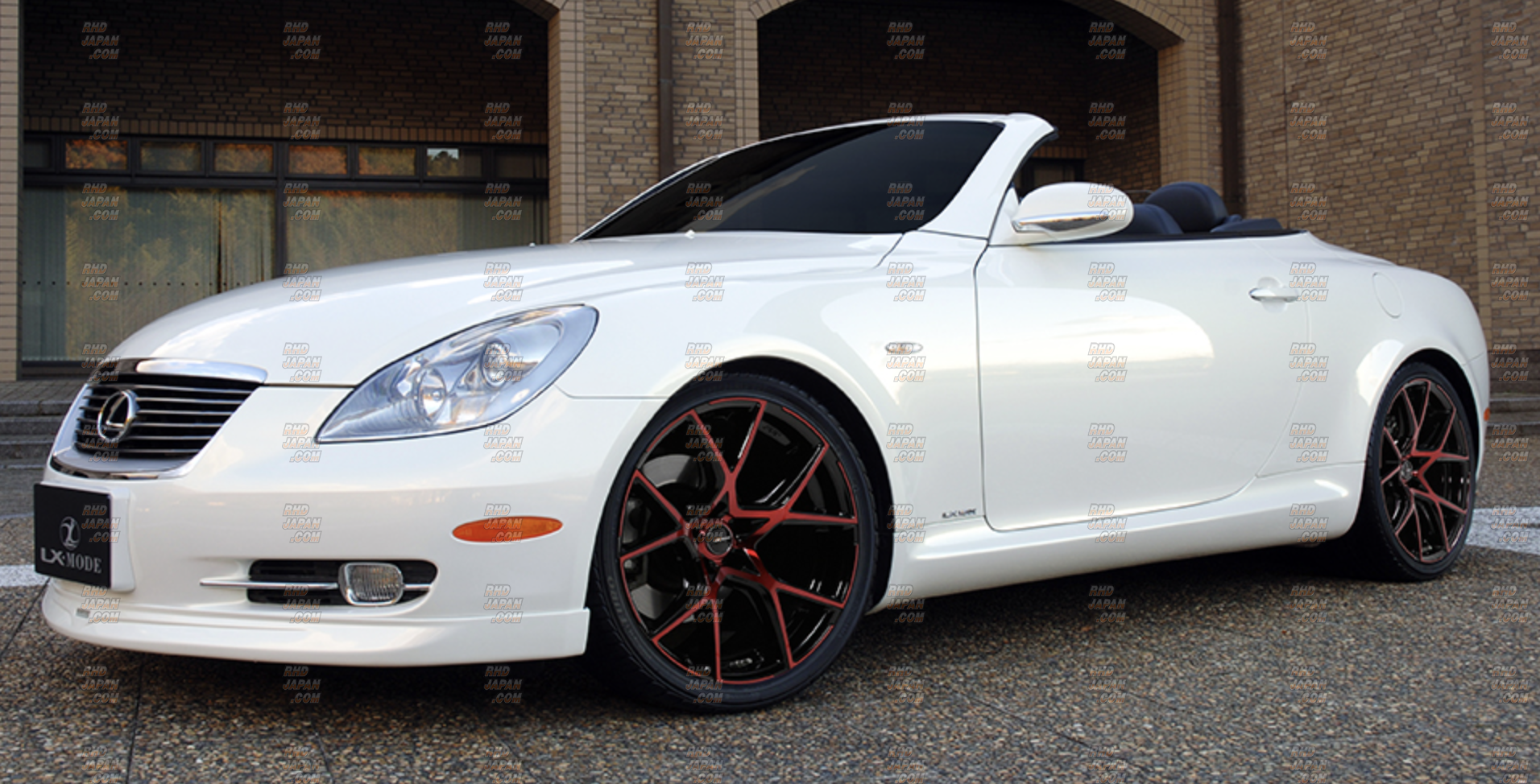LX-Mode Premium Line LX Colored Front Spoiler White Pearl - Lexus